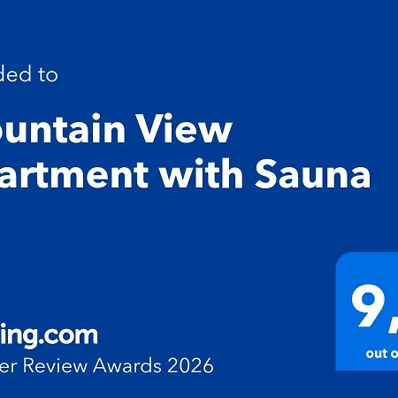 Appartamento Mountain View With Sauna Cerklje na Gorenjskem